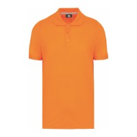 POLO PIQUÉ HOMEM M/M 3 BOT LARANJA WK274